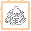 Food, Drinks & Treats Coloring Book