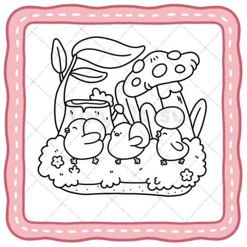 Spring Time Coloring Book