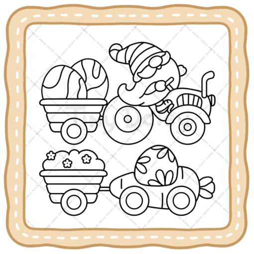 Spring Time Coloring Book