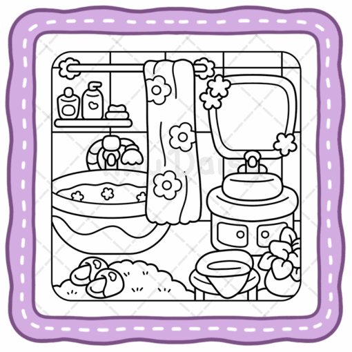 Little Places Coloring Book