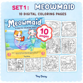 Set 1 : Little Meowmaid
