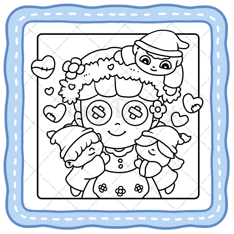 1 Spooky Wondertown Coloring Book