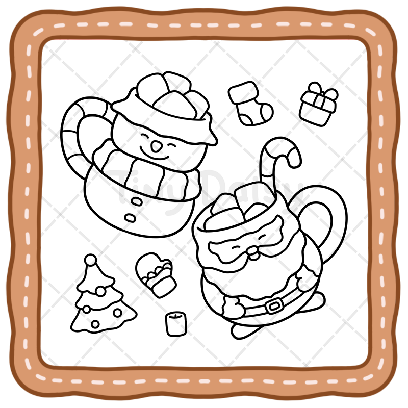 1 Cozy Christmas Coloring Book