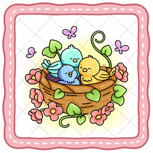 Spring Time Coloring Book