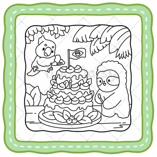 Cozy Brazil Coloring Book