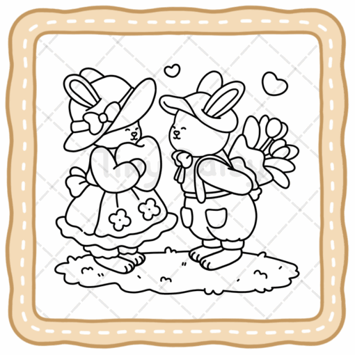 Spring Time Coloring Book