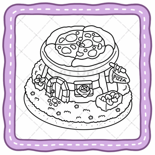 Little Places Coloring Book