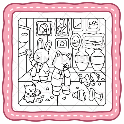 Fuzzy Eras Coloring Book