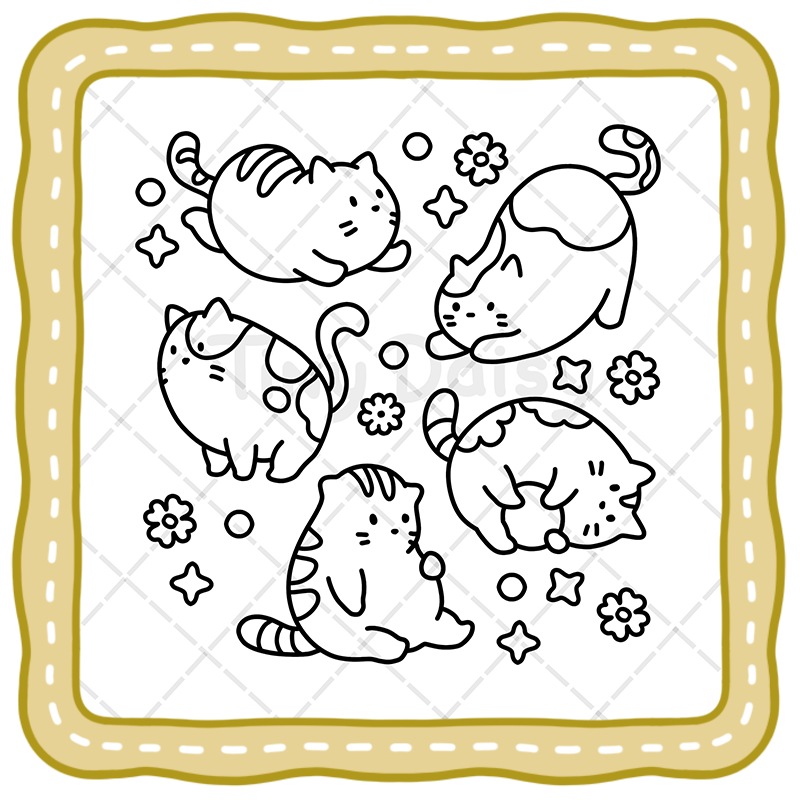 4 Comfy Patterns vol.2 Coloring Book