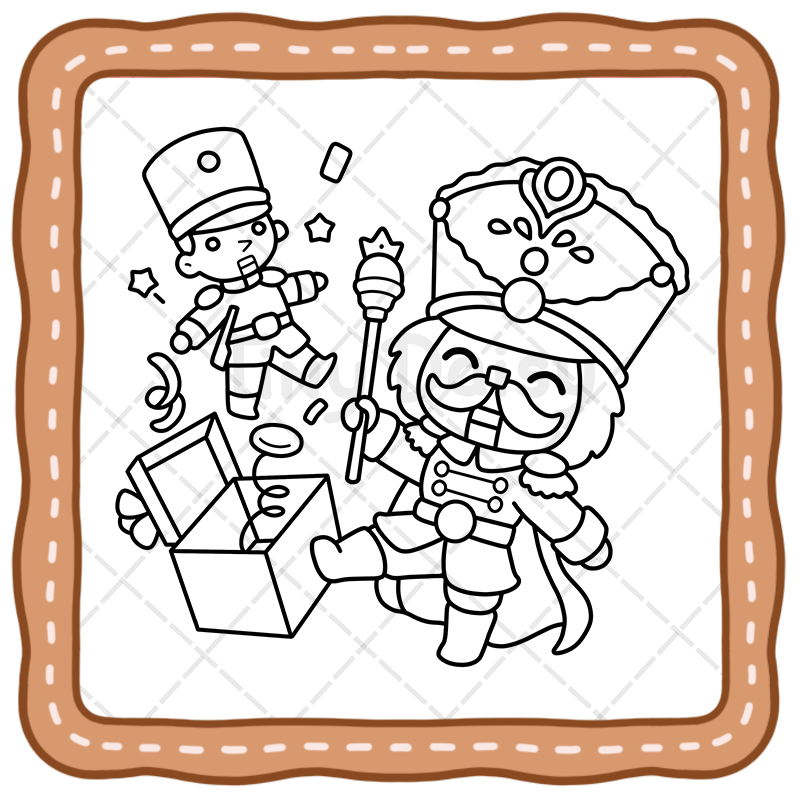 4 Cozy Christmas Coloring Book