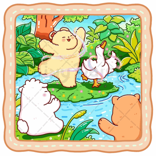 Bear Days Coloring Book