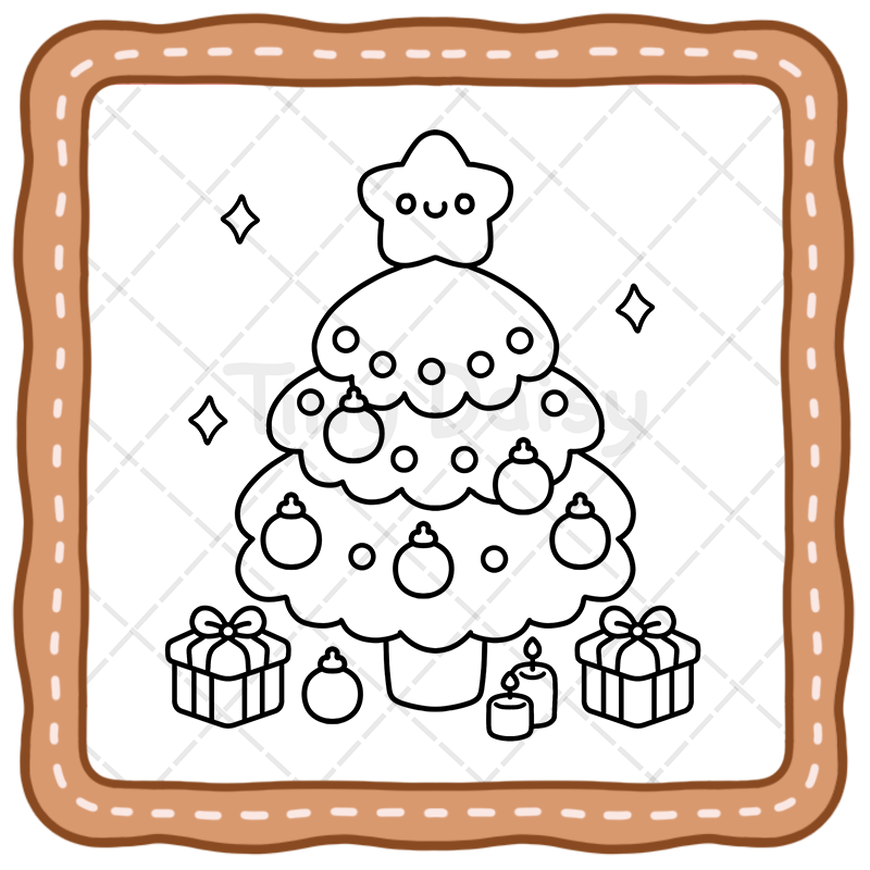 5 Cozy Christmas Coloring Book