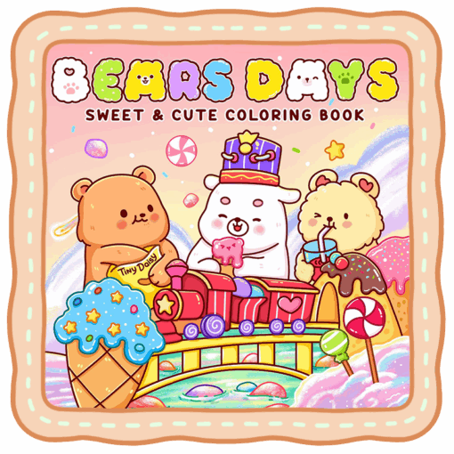 Bear Days Coloring Book