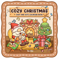 Cozy Christmas Coloring Book