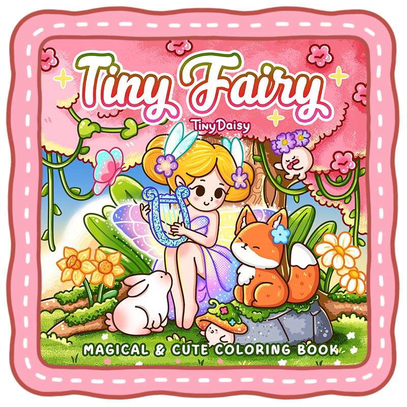 Tiny Fairy Coloring Book Tiny Fairy Coloring Book
