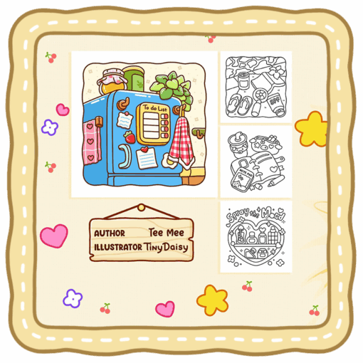 Girl Stuffs Coloring Book