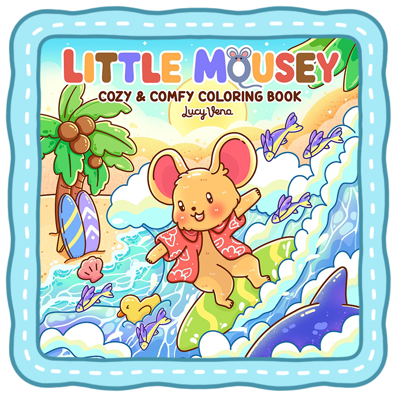 Little Mousey Coloring Book Little Mousey Coloring Book