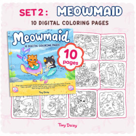 Set 2 : Little Meowmaid