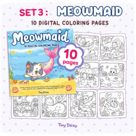 Set 3 : Little Meowmaid