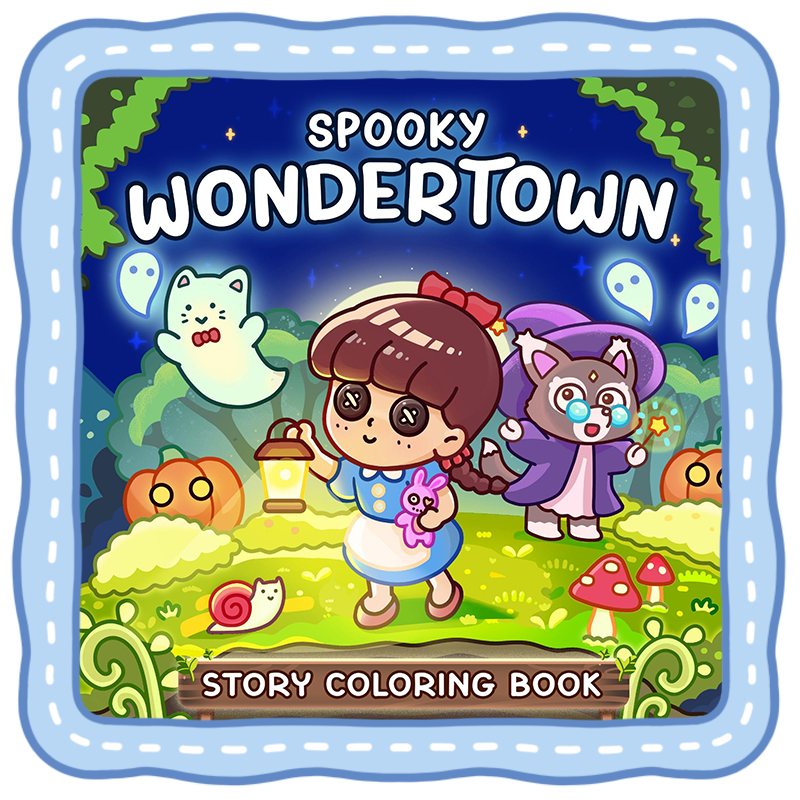 Spooky Wondertown Coloring Book Spooky Wondertown Coloring Book