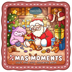 Xmas Moments Coloring Book