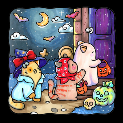 Meowlloween Coloring Book