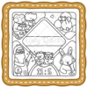 Jumbo Fuzzy Buddies - A Big Book of Cozy Friends Coloring Book