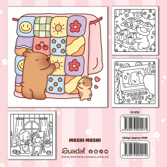 my2 My Fuzzy Buddies Coloring Book