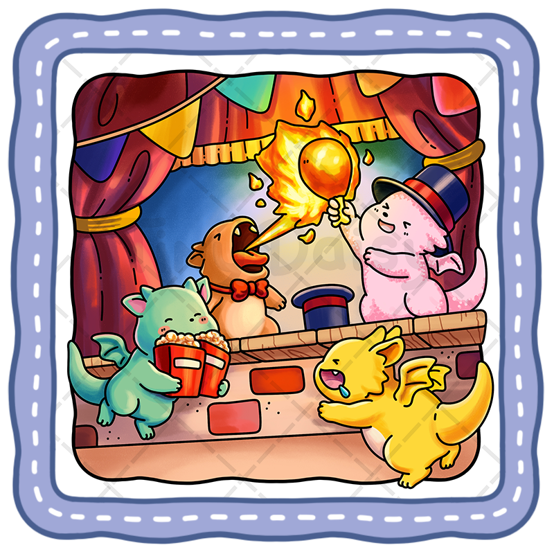 7 Tiny Tales – Cozy Fantasy Story Coloring Book (Cover Version 1: Daylight Magic, Size 8.5 x 8.5 inches)